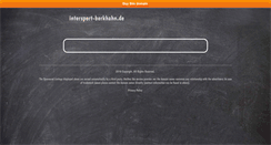 Desktop Screenshot of intersport-berkhahn.de